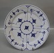 183-1 Dinner plate, full flat 25 cm Blue Fluted Danish Porcelain