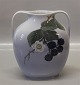 Royal Copenhagen 288-227 RC Vase with handles 17.5 cm Decorated with Blackberry
