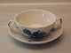 Danish Porcelain Blue Flower braided Tableware 8281-10 Bouillon cup, large 6 
saucer 17.5 cm
