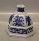 B&G 1180 Porcelain Funny many sided base with a hole in the middle ca 12 x 13 cm
