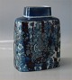 Aluminia Copenhagen Baca Faience RC Faience 780-3121 Blue Vase 19 x 15 cm. 
Baca. Johanne Gerber