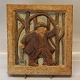 B&G Art Pottery B&G 7103 March Relief 23.5 cm, Karl Otto Johansen