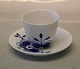 Blue Fluted MEGA Danish Porcelain 057-1 Espresso cup 5.5 x 6 cm & saucer 11.2 cm 
055-1 - Mocha 9 cl. Mega Blue