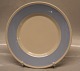 3005-3 Luncheon plate 22.5 cm
 Hotelin Aluminia Faience , Light Blue