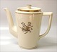 9533-947 Coffee pot 21 cm (1l) Golden Clover # 947 (Cream) Royal Copenhagen (Old 
Liselund)
