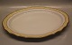1557-788 Oval platter 40 c Curved #788 beige Royal Copenhagen