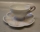 Heron B&G 103 Tea cup with Heron Handle 7 x 13 cm & saucer with two herons  15 
cm (473)  B&G Porcelain
