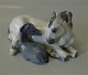 Royal Copenhagen figurine 4698 RC Mare and foal JG 10 x 19 cm