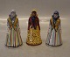 JohGus Ceramic, Roenne. Bornholm Miniature womens in national dressses