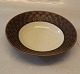 Umbra 322 Soup rim plate 21.5 cm /8" Brown Azur Nissen Kronjyden B&G Quistgaard  
Stoneware