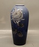 B&G 7071-14 Vase with white flower on blue background 36 cm Signed EB B&G 
Porcelain
