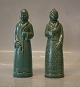 Sv. Lindhart Salt & Pepper green glazed Asian couple 18.5 cm