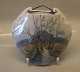 B&G 115-58 Art Nouveau Wall pocket - hanging vase 18 x 18 cm Trees by by a small river  B&G Porcelain