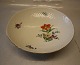 223 Bowl on foot, (medium) 7 x 20 cm (428) B&G Saxon Flower Creme porcelain