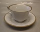Palace 8608-1535 Cup &  saucer 1207 (072-073) Gold/Grey lines - palads