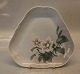 040 Triangular dish 25 cm (354) Art Nouveau B&G porcelain Christmas Rose