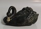 Royal Copenhagen Art Pottery 22663 RC Black Swan Jeanne Grut 4" x 7.5" (10 x 20 
cm)
