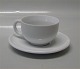 Engelhart 8 set of B&G Porcelain
White 305  Cup  5 x 8 cm and saucer 13.5 cm  by the Danish Designer Knud V. 
Engelhardt