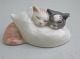 Royal Copenhagen figurine 
684 RC Felix, Fuzzy & Fleur 4.5 x 9 cm Mini Cat collection