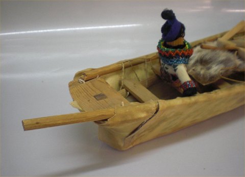 Klosterkælderen - Original Umiak - Inuit Greenland Woman's boat with ...